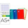 Caderno Espiral Oxford Ebook 4 Capa Extradura Din A5+ 120 Folhas Quadricula 5 Mm Cores Sortidas Touch
