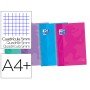 Caderno Espiral Oxford Ebook 5 Capa Extradura Din A4+ 120 Folhas Quadricula 5 Mm com Margem Tendencia 50% Folhas Gratis