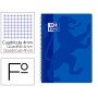 Caderno Espiral Oxford School Classic Capa Polipropileno Folio 80 Folhas Quadricula 4 Mm com Margem Azul Marinho