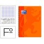 Caderno Espiral Oxford School Classic Capa Polipropileno Folio 80 Folhas Quadricula 4 Mm com Margem Laranja