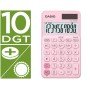 Calculadora Casio Sl-310Uc-Pk Bolso 10 Digitos Tax +/- Tecla Duplo Zero Cor Rosa