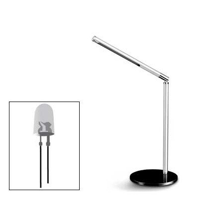 Candeeiro de Escritorio Cep Ecoline de Aluminio E Aco com Luz Led