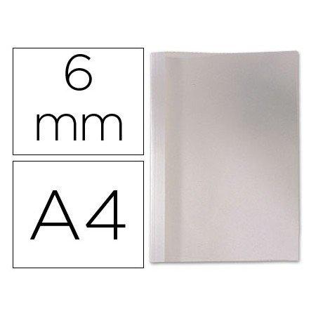 Capa de Encadernacao Gbc Termica em Pvc E Cartolina Lombada de 6Mm Caixa de 100 Unidades