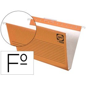 Capas de Suspensao Gio Folio Visor Superior Corto Cristal Kraft Bicolor Eco Lombada 30 Mm