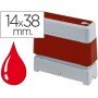 Carimbo Automatico Brother 14 Mm x 38 Mm Vermelho