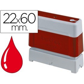 Carimbo Automatico Brother 22 Mm x 60 Mm Vermelho