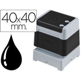 Carimbo Automatico Brother 40 Mm x 40 Mm Preto
