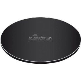 Carregador Sem Fios Mediarange Para Smartphones Compativel com Carga Rapida Qi Cor Preta