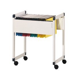 Carro Para Capas de Arquivo Suspenso Rocada de Cor Cinza Para Formatos A4 Folio E Folio Prolongado