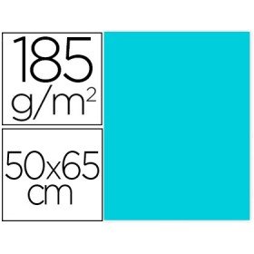 Cartolina Guarro 50X65 Cm 185 Gr Azul Caribe