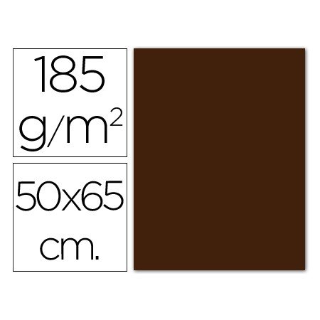 Cartolina Guarro 50X65 Cm 185 Gr Castanho