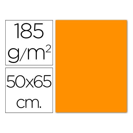 Cartolina Guarro 50X65 Cm 185 Gr Laranja
