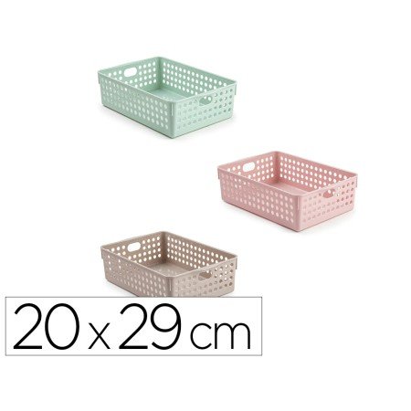 Cesto de Organizacao Plastiforte Atlas Nº 3 200X290 Mm Cores Sortidas