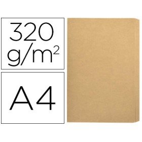 Classificador de Cartolina Gio Folio Pocket Bolsa com Aba Intenso Kraft Bicor 320G/M2