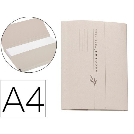 Classificador de Cartolina Tarifold 100% Ecologico 226 G/M2 Din A4 com Aba E Bolsa Grande Capacidade Pack de 10 Unidades