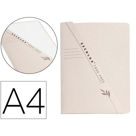 Classificador de Cartolina Tarifold 100% Ecologico 226 G/M2 Din A4 com Bolsa Frontal Pack de 10 Unidades