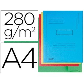 Classificador Exacompta Cartolina Reciclada Din A4 Cores Sortidas280Gr Con 2 Abas Interior