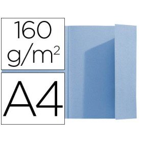 Classificador Exacompta Din A4 Azul 160 Gr com Aba Interior