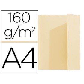 Classificador Exacompta Din A4 Creme 160 Gr com Aba Interior
