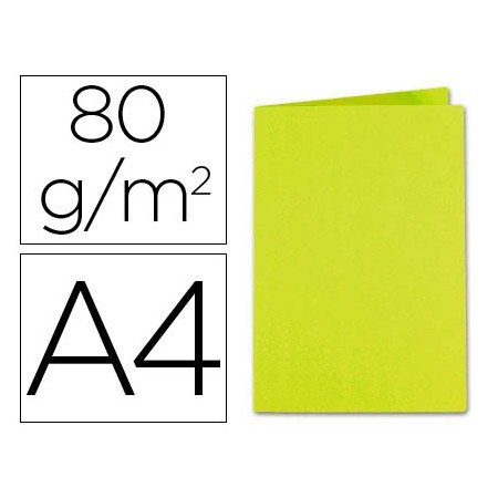 Classificador Exacompta em Cartolina Din A4 Verde Menta 80 Gr