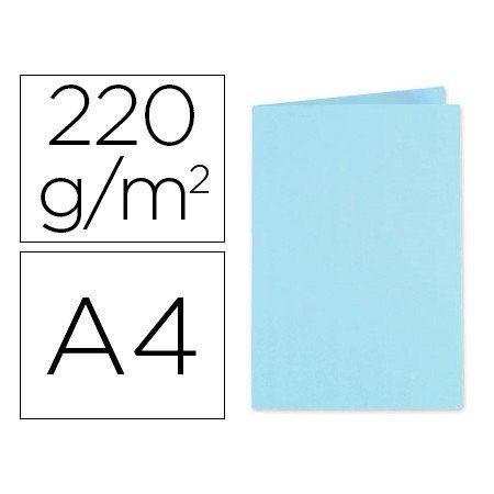 Classificador Exacompta Foldyne Din A4 Azul Claro 250 Gr