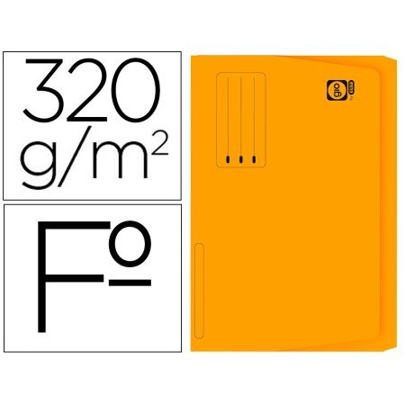Classificador Gio em Cartolina Folio Pocket Amarelo com Bolsa E Aba