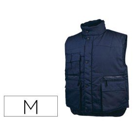 Colete Detalplus Multibolsos Cintura Elastica Cor Azul Formato M