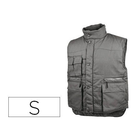 Colete Detalplus Multibolsos Cintura Elastica Cor Cinza Formato S