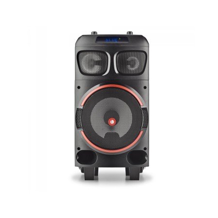 Coluna Ngs Wild Dub Zero Portatil 120W 8" Woofer Bluetooth E Tws USB / Sd 7 Horas Bateria com Asa E Microfone