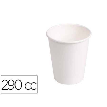 Copo de Cartao Biodegradavel Branco 290 Cc Pack de 50 Unidades