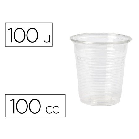 Copo de Plastico Transparente 100 Cc Pack de 100 Unidades