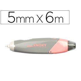 Corretor de Fita Pentel Knoky 5Mmx6M Cor Pastel Cinza