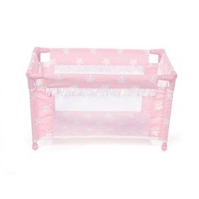 Cuna de Viaje Carlota Color Rosa 530X320X320 Mm