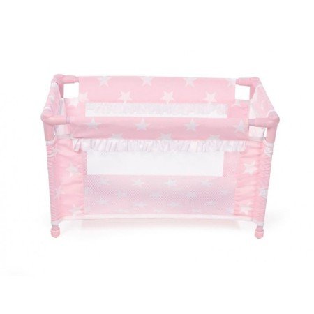 Cuna de Viaje Carlota Color Rosa 530X320X320 Mm