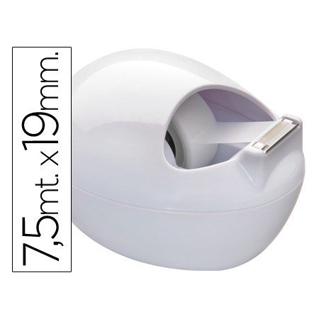 Desenrolador Scotch de Secretaria Cor Branco C-36 Karim de 7,5 Mt x 19 Mm Inclui Rolo de Fita Magic