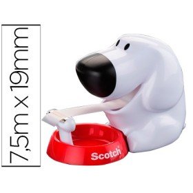 Desenrolador Scotch de Secretaria Doggy C31 de 19Mm X7,5 Mt Inclui Rolo de Fita Magic