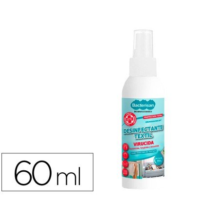 Desinfetante Bacterisan Germosan-Nor Bp7 Virucida Para Textil Expositor de 24 Frascos Pulverizador de 60 Ml