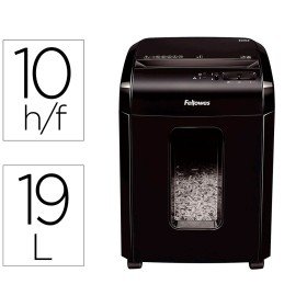 Destruidora de Documentos Fellowes 10M Capacidadee de Corte 10 F Seguranca P5 Destroi Agrafes E Cartoes de Credito Cesto