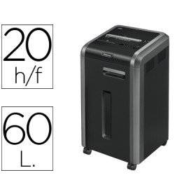 Destruidora de Documentos Fellowes 225Ci Capacidade de Corte 24 Folhas Destroi Agrafes Clips Cd E Cartoes