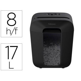 Destruidora de Documentos Fellowes Lx-45 Capacidadee de Corte 8 F Seguranca P4 Destroi Agrafes E Cartoes de Credito Cest