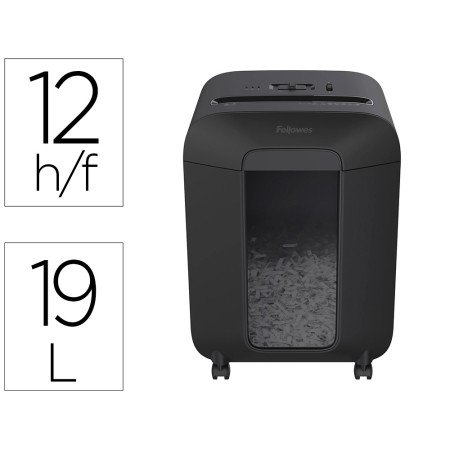 Destruidora de Documentos Fellowes Lx-85 Capacidadee de Corte 12 F Seguranca P4 Destroi Agrafes E Cartoes de Credito Ces