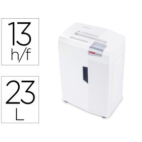 Destruidora de Documentos Hsm Shredstar X13 Capacidade de Corte 13 Folhas em Particulas Destroi Agrafes Clips Cd E Carto