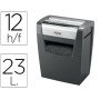Destruidora de Documentos Rexel Momentum X312 Capacidade de Corte 12 Folhas Destroi Agrafes E Clips Cesto 23 L