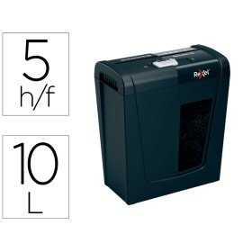 Destruidora de Documentos Rexel Secure S5 Eu Capacidadee 5 Folhas Agrafes Clips Cart Es Cd E Cesto de Papeis 10 L