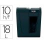 Destruidora de Documentos Rexel Secure X10 Eu Capacidadee 10 Folhas Agrafes Clips Cart Es E Cd 18 L