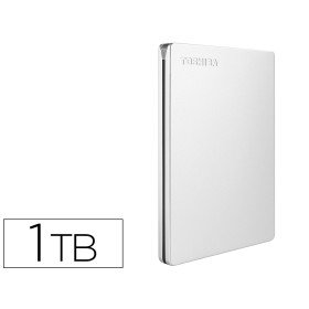 Disco Rigido Externo Toshiba Canvio Slim Hdd 2,50" 5.000 Mbit/S USB 3.0 1 Tb Cor Branca
