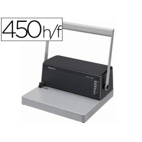 Encadernadora Fellowes Esp100 Para Espiral Metalica Perfura 20 Folhas Formato Din A4 Encaderna Ate 450 Folhas Inclui Ali
