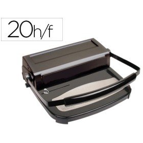 Encadernadora Yosan Para Espiral 64U Perfura 20 Folhas Formato Din A4 Encaderna Ate 450 Folhas