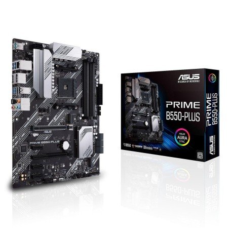 Placa-mãe Asus amd prime b550 - mais soquete am4 ddr4 x4 3200mhz máx. 128gb HDMI display port atx