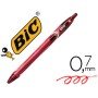 Esferografica Bic Gelocity Quick Dry Retratil com Tinta Gel Vermelho Ponta de 0,7 Mm